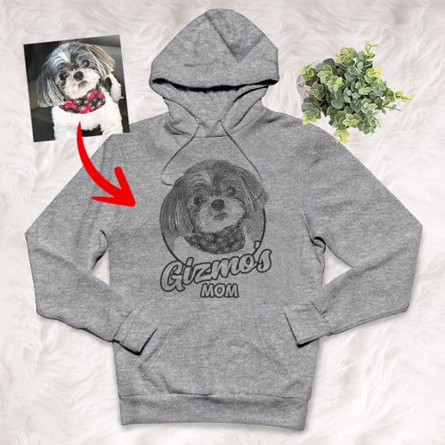 Personalized Dog Hoodie For Dog Mom - Mother's Day Gift