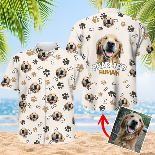 Personalized Hawaiian Shirt Dog Summer Vibe Dog Lover Shirt