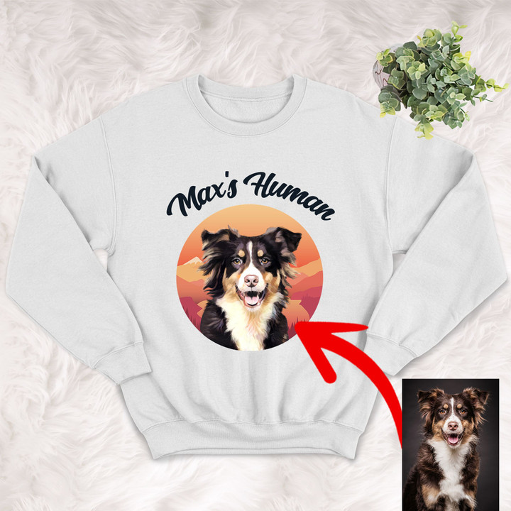 Personalized Pet Colourful Painting - Marvelous Beloved Pet Unisex Crewneck Sweatshirt For Pet Owners
