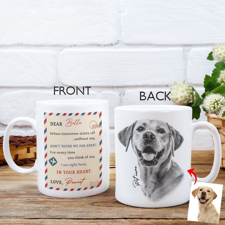 Dear Human Personalized Coffee Mug Gift For Dog Lovers