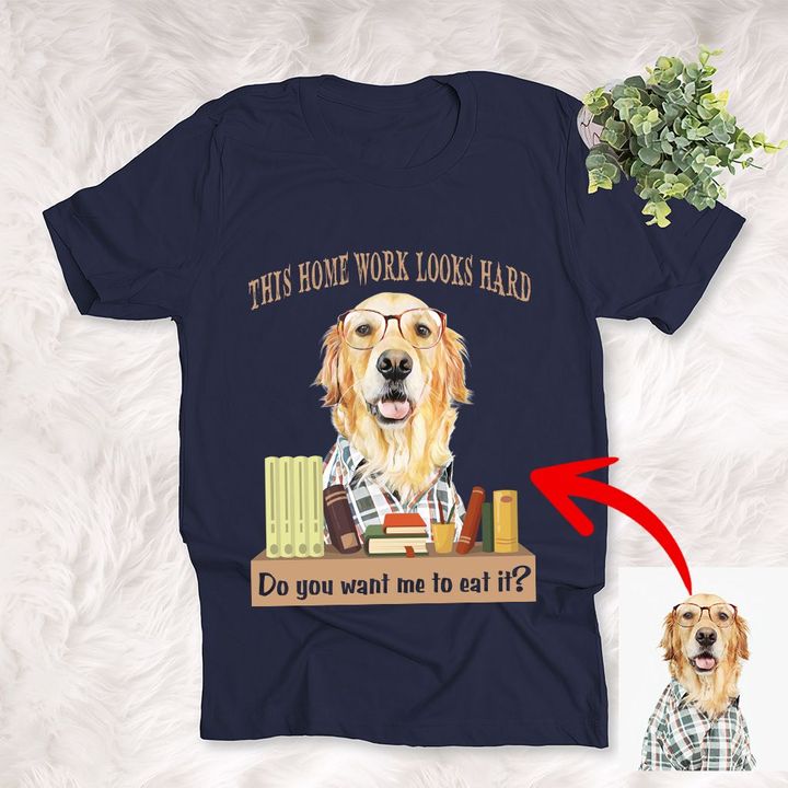 Personalized Dog Unisex Shirt Back To School Gift For Daughter and Son, Pet Lovers, Dog Owners