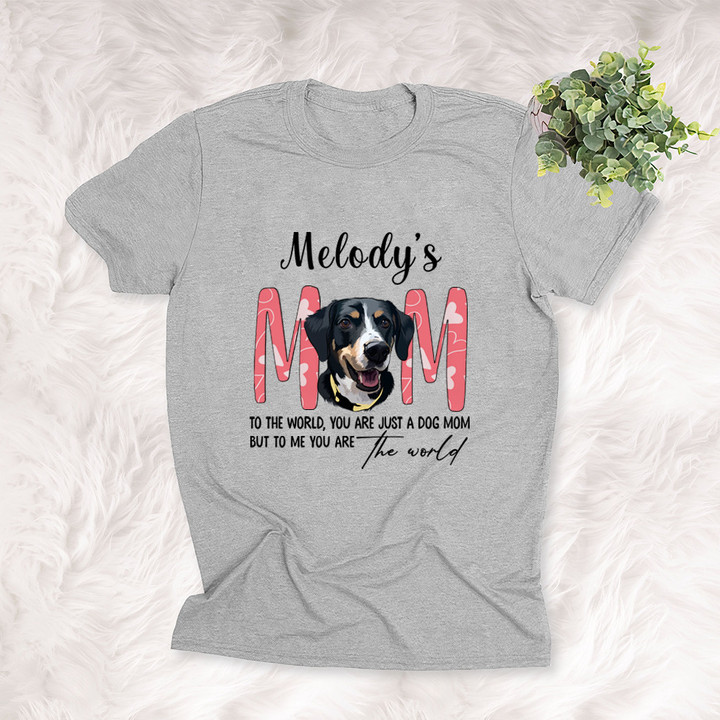 Awesome Dog Mom Personalized Unisex T-shirt Special Mother's Day Gift for Mother, Mom