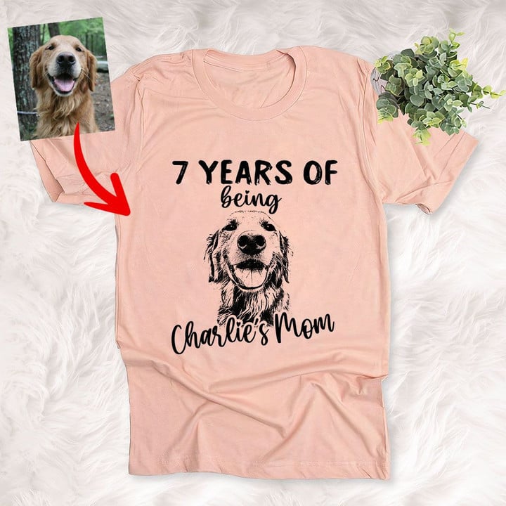 Personalized Being Dog Mom Dog Dad Custom T-Shirt, Mother's Day Gift, Dog Parents