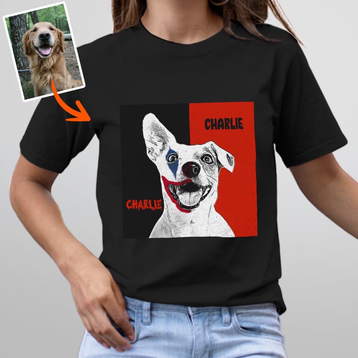 Personalized Halloween Dog Costume T-shirt For Dog Dad, Dog Mom Halloween Gift