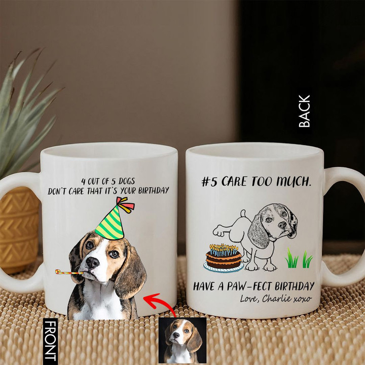 Personalized Have A Paw-fect Birthday Mug Birthday Gift
