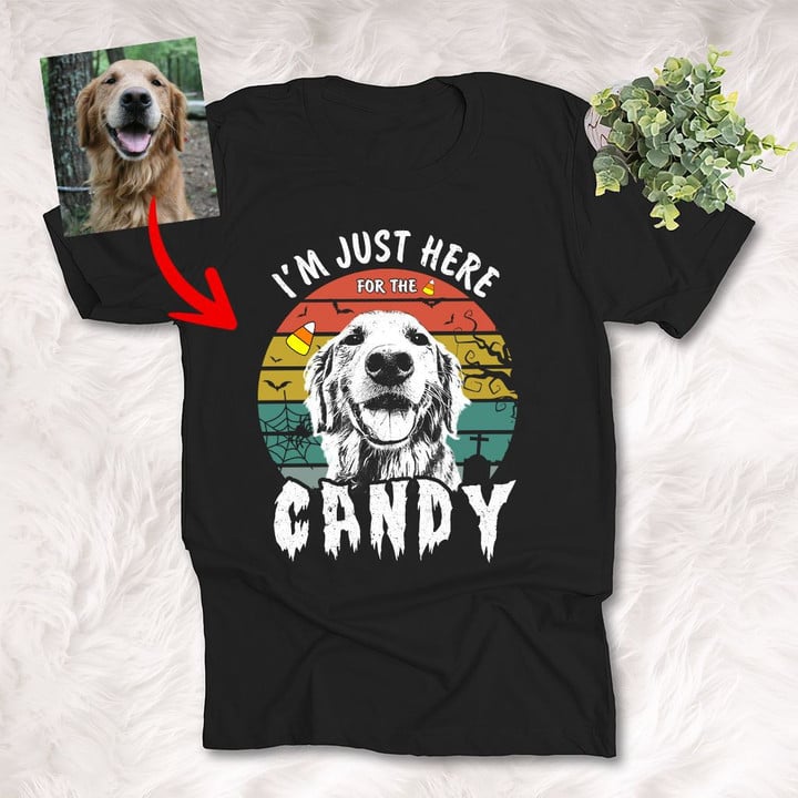 I Just Here For The Candy Customized Halloween Unisex T-shirt