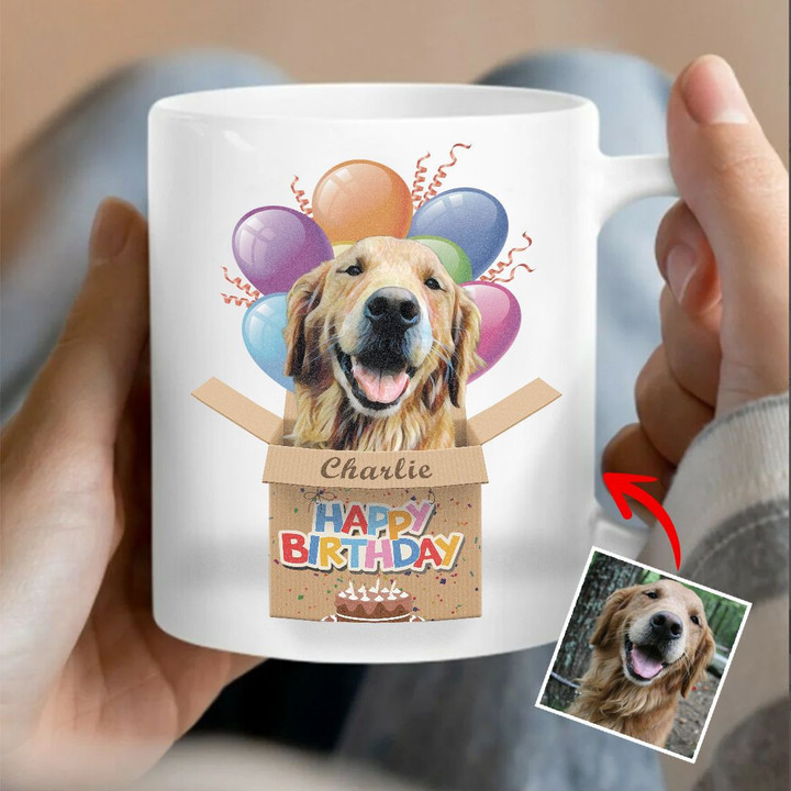 Customized Birthday Mug For Dog Lovers