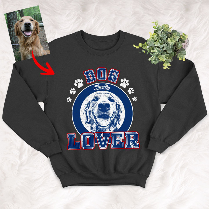 Dog Lover Sketch Personalized Unisex sweatshirt, Family Uniform, Christmas Gift