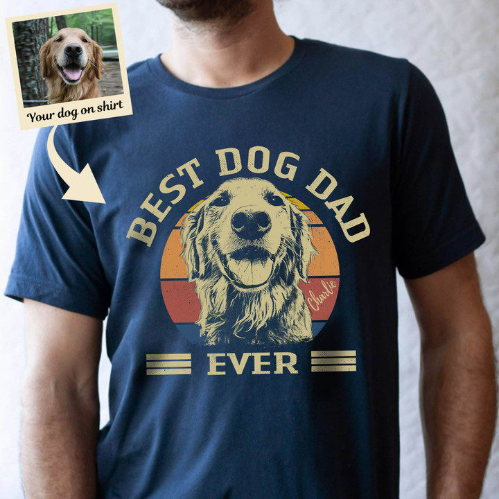 Personalized Best Dog Dad Ever T-shirt