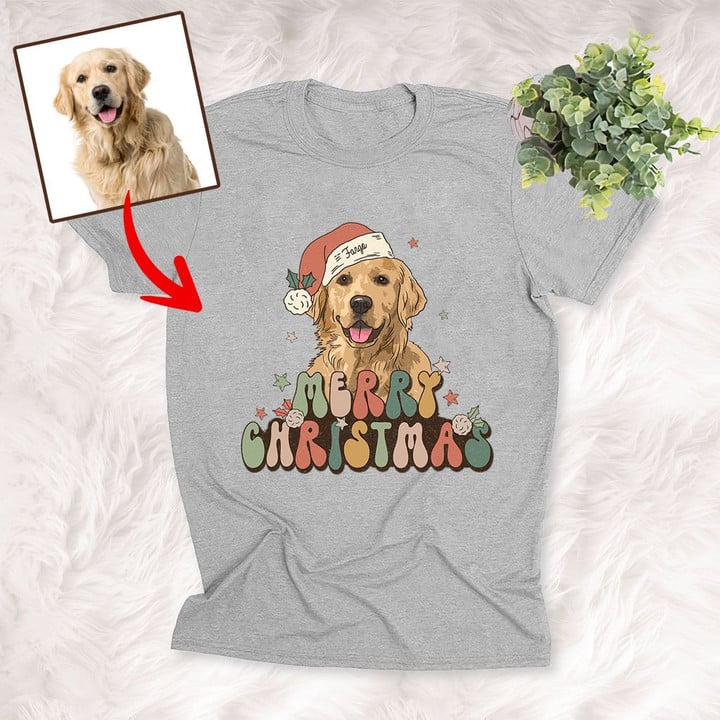 Merry Christmas Unisex T-shirt Xmas Gift For Dog Owners