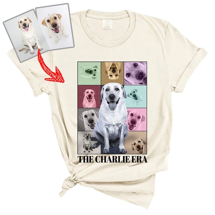 Personalized Dog Era Comfort Colors T-shirt (Special Gift)
