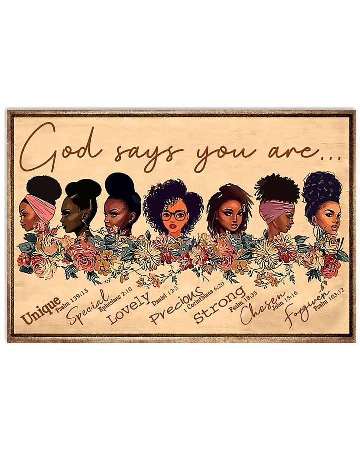 God says You are Horizontal Poster
