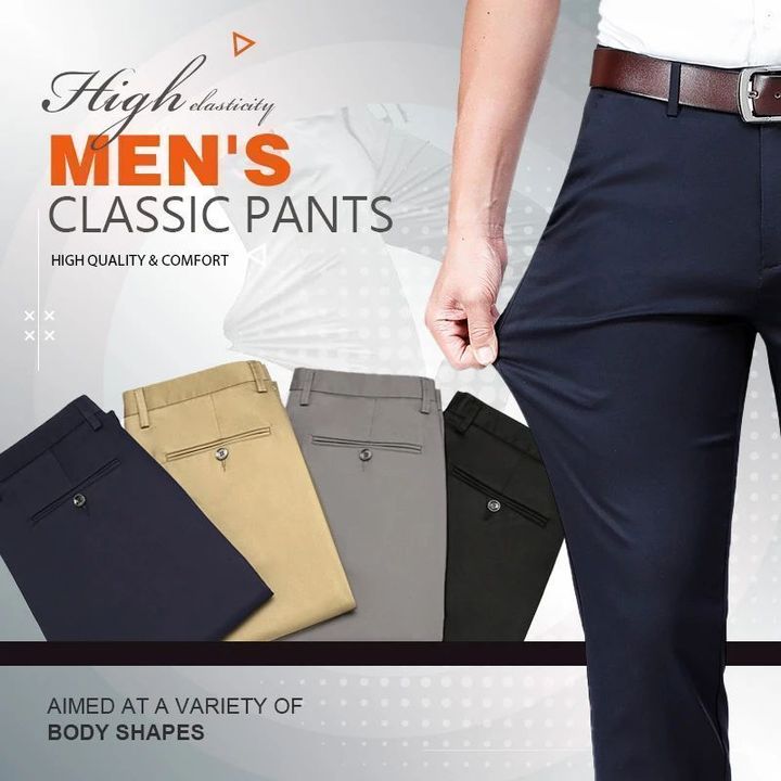 🔥 (Summer Limited Promotion-50% Off)🔥 High Stretch Men's Classic Pants