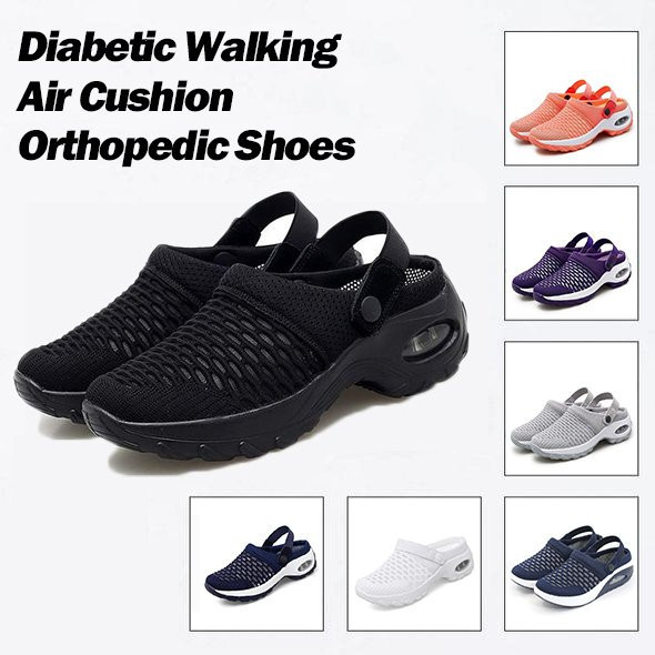 🎁 Diabetic Walking Air Cushion Orthopedic Slip-On Shoes