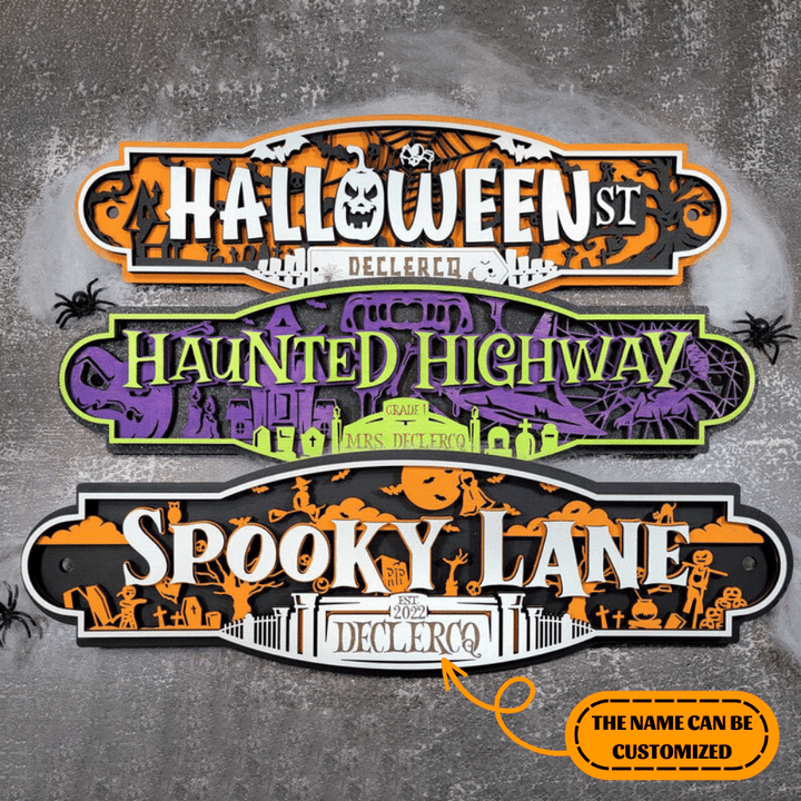 Spooktacular Halloween Street Signs 🎃Early Halloween Promotions - 50% OFF🎃