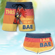 Couple - This Belongs To My Bae And I Am Bae - Shorts
