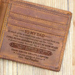 Son To Dad -  I Know I Will Never Outgrow A Place In Your Heart - Bifold Wallet