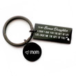 To My Bonus Daughter. I Didn't Give You The Gift of Life. Life Gave Me The Gift of You - Black Keychain