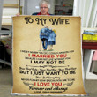 To My Wife Blanket - I Love You - Blanket For Wife - Best Christmas Gift, Anniversary Gift from Husband