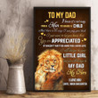 Daughter To Dad - I Know It's Not Easy - Vertical Matte Posters