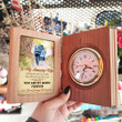 Husband To Wife - You Are My Queen - Wooden Book Clock