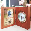 Husband To Wife - You Are My Queen - Wooden Book Clock