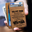 Son to Dad - Thank You For Loving Me Unconditionally - Card Wallet