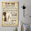 Son To Dad - Thank You For The Sacrifices You Make Every Day - Vertical Matte Posters