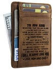 Card Wallet - Son, Mom And Dad Will Always Love You