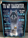 Mom To Daughter Blanket - I Love You, You Will Always Be My Baby Girl - Blanket for Daughter From Mom, Best Gift for Birthday, Christmas