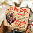 Husband To Wife - I May Not Be Perfect - Colorful Music Box