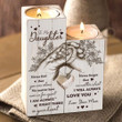 Mom to Daughter - I am always right there in your heart - Candle Holder