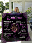 Mom To Daughter Blanket - Remember Whose Daughter You Are - Fleece Blanket for Daughter From Mom, Best Gift for Birthday, Christmas