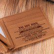Mom To Son - Remember To Be Awesome - Bifold Wallet