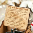 Dad to Daughter - You Give Me Plenty Of Reasons To Smile - Engraved Music Box