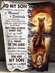 To My Son - To Be Proud Of The Man - Blanket
