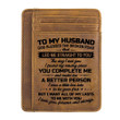To My Husband - All Of My Lasts To Be With You - Card Wallet