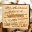 Dad to Daughter - Your Existence Makes My World Brighter - Engraved Music Box