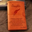 Dad To Daughter - Never Forget - Vintage Journal