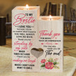To My Bestie - Thank you for making me laugh - Candle Holder Color