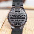 Mom To Son - I Love You More Than Anything In The World - Wooden Watch