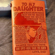 Dad To Daughter - Loved More Than You Know - Vintage Journal