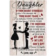 Dad To Daughter - My Love, My Life, My God's Gift - Vertical Matte Posters