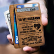 To My Husband - falling in love with you was beyond my control - Card Wallet