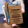 Mom to Son - Just Do Your Best - Card Wallet