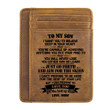 Mom to Son - Just Go Forth And Aim For The Skies - Card Wallet