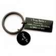 To My Bestie - Smile A Lot More - Black Keychain