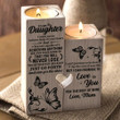 Mom To Daughter - Just go forth & aim for the skies - Candle Holder