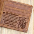 To My Husband - I Love You To The Moon And Back - Bifold Wallet
