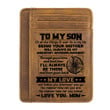 Mom to Son - My Love Will Follow You Wherever You Go - Card Wallet